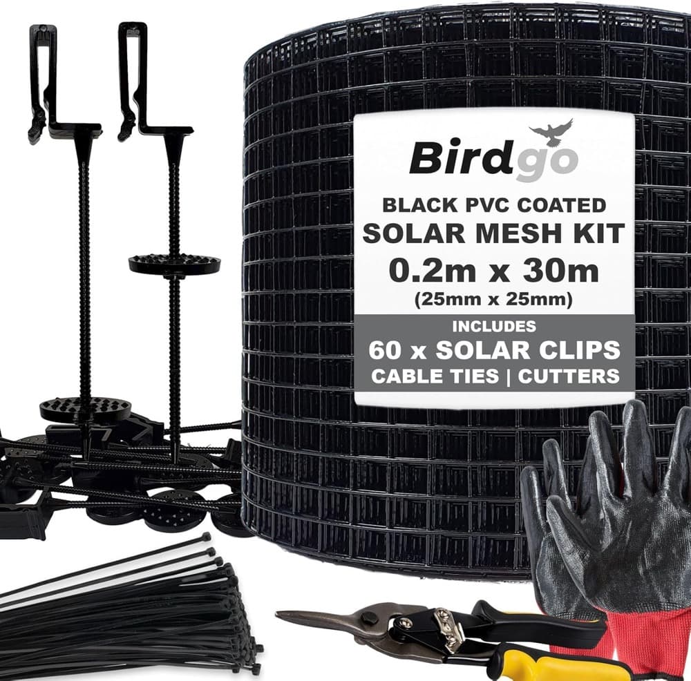 Solar Panel Bird Proofing Mesh Kit (30m)