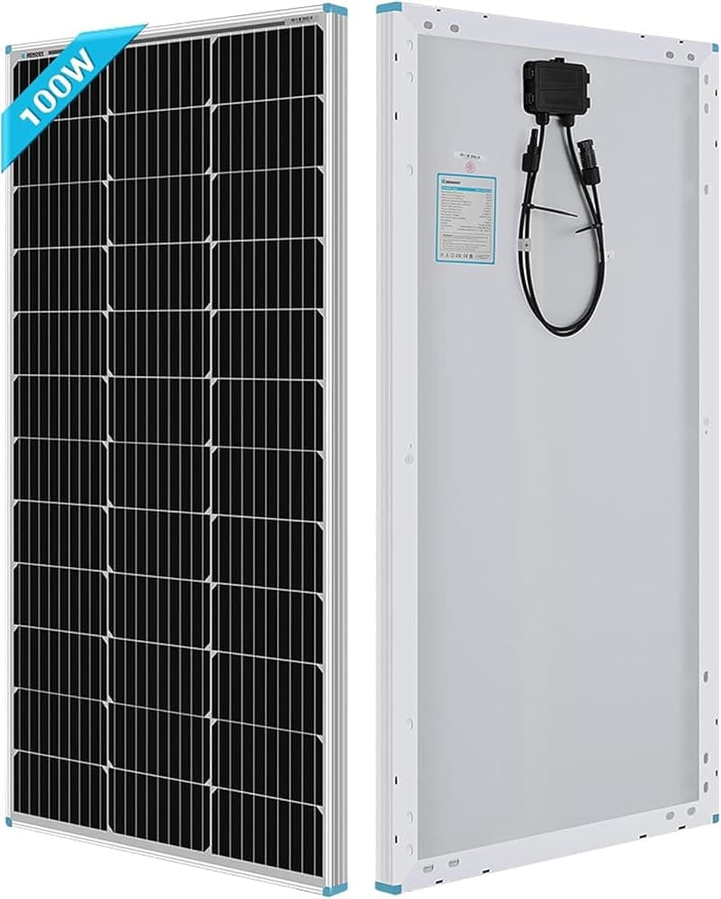 Renogy 100W 12V Monocrystalline Panel