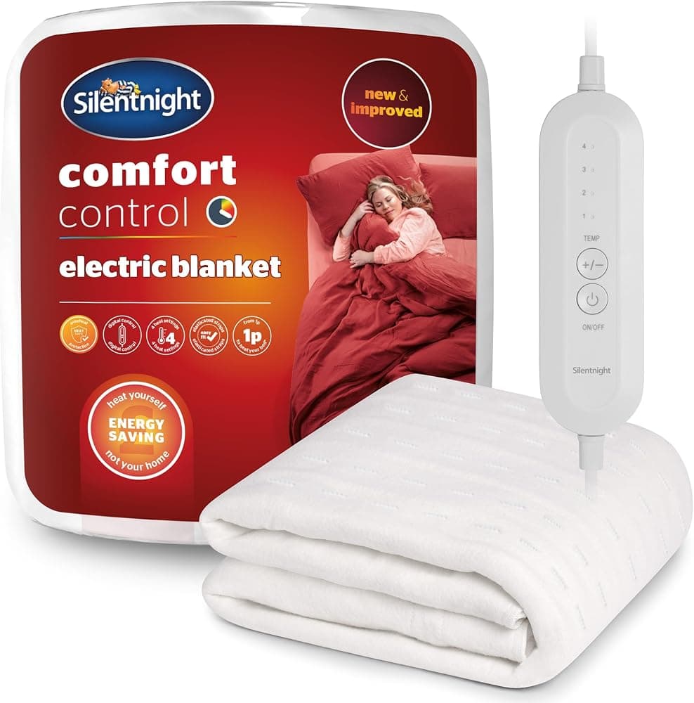 Silentnight Comfort Control Electric Blanket, Double